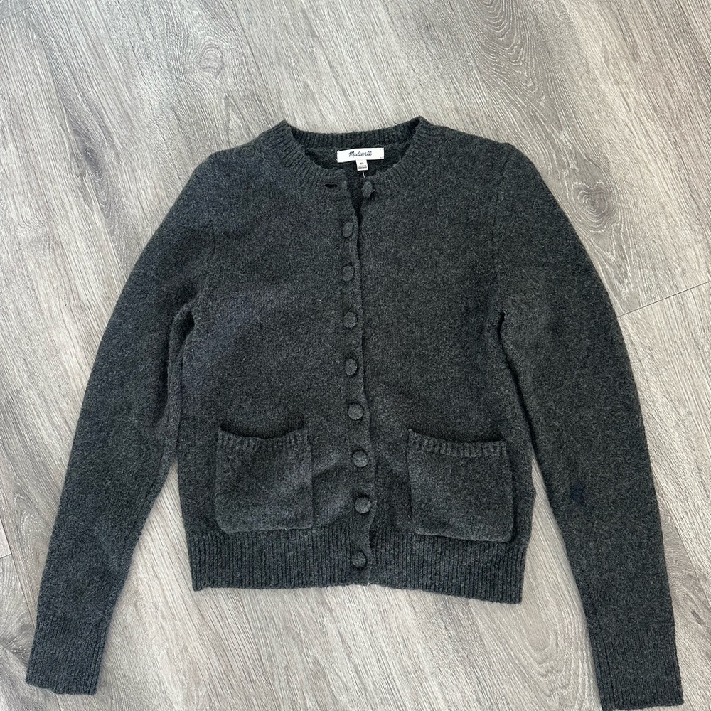 NWT Madewell Patch Pocket Cotton Blend Cardigan